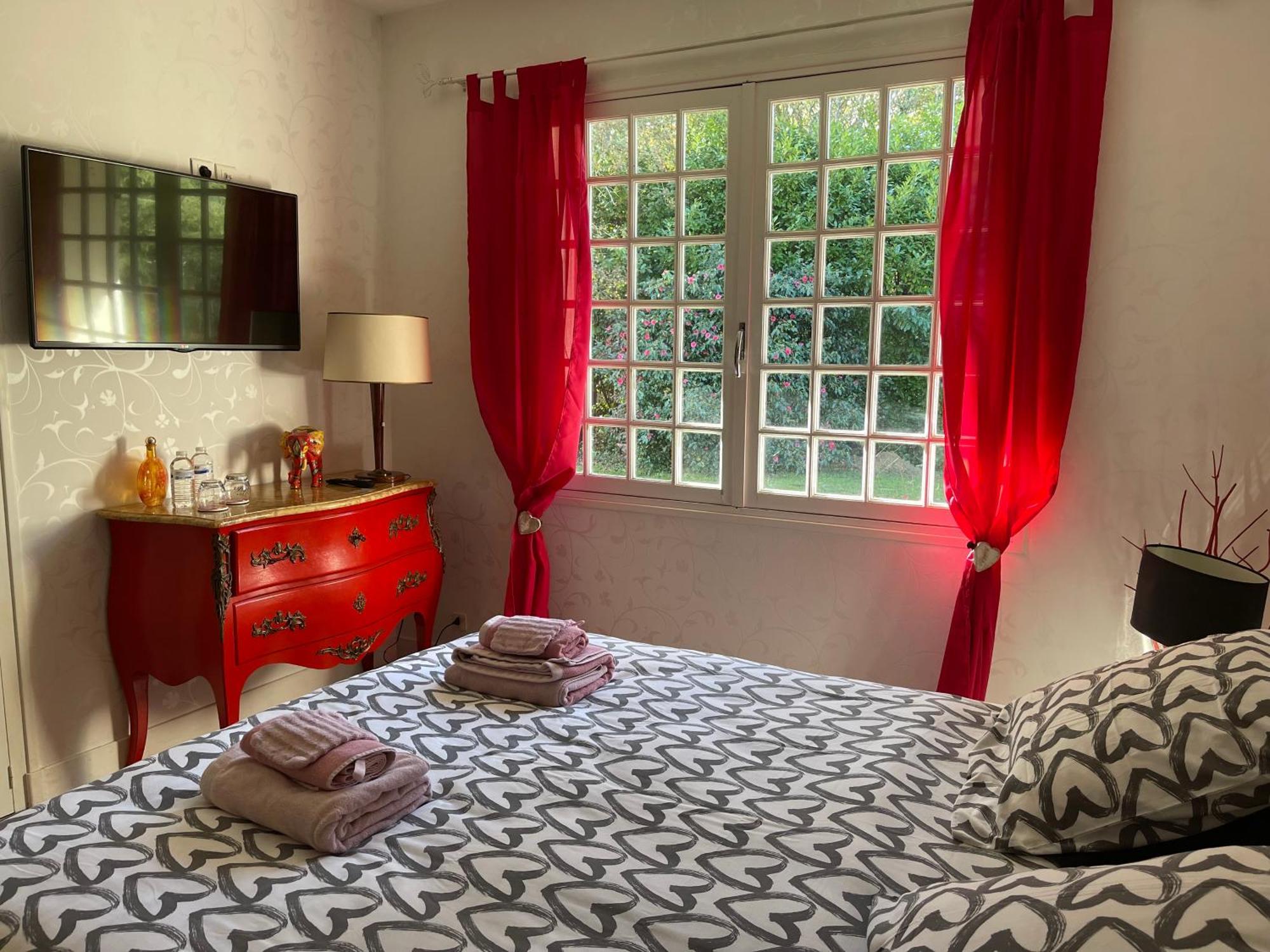 Bed and Breakfast La Belle Chaumiere Bretagne-de-Marsan Exterior foto