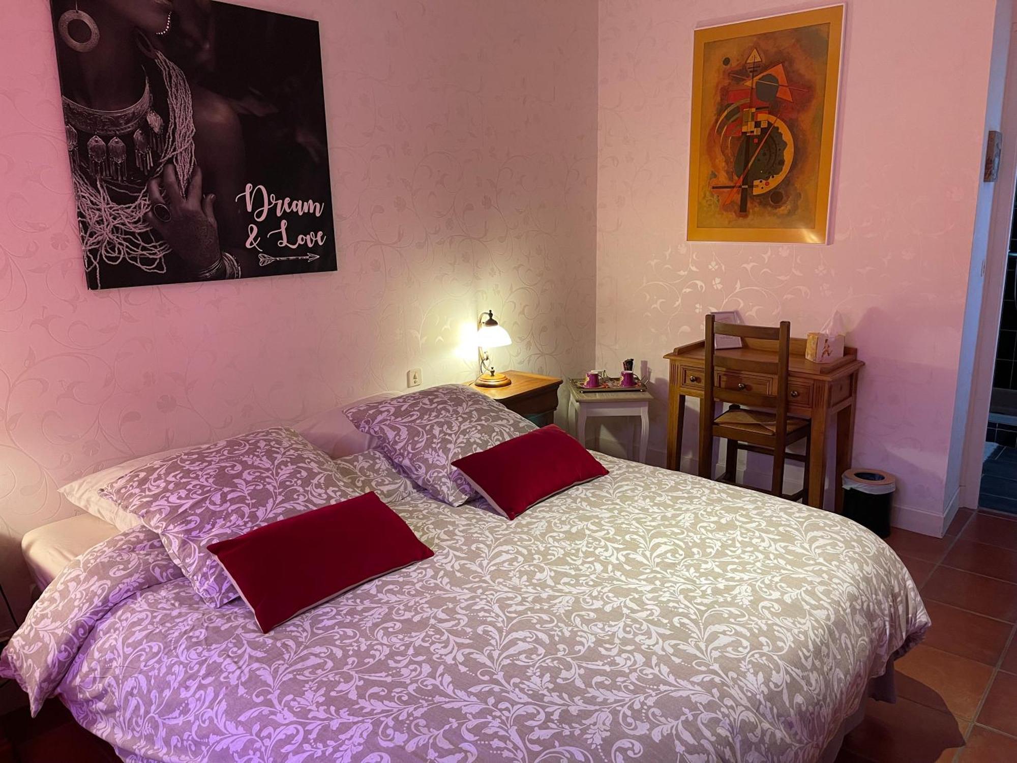 Bed and Breakfast La Belle Chaumiere Bretagne-de-Marsan Exterior foto
